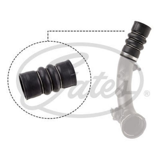 Gates Turbo Air Intake Hose (Hot Side) 09-0733