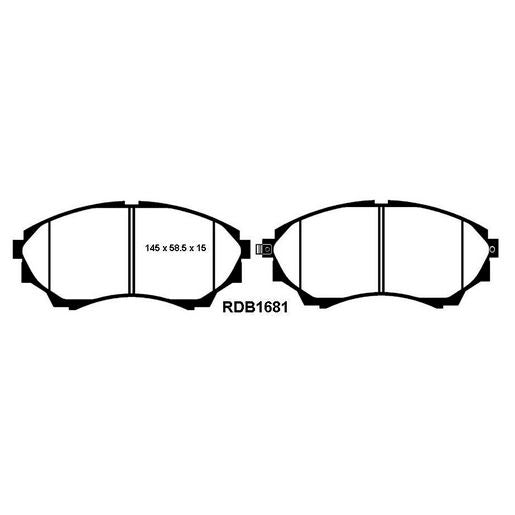 RDA Phantom Ceramic Brake Pad Set Front RDC1681