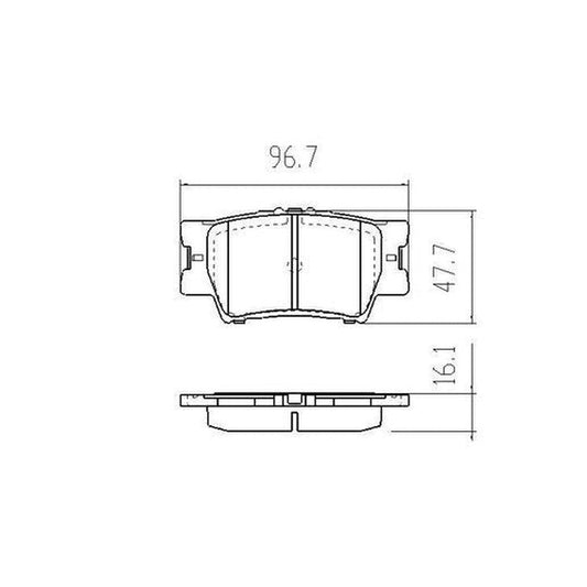 RDA Phantom Ceramic Brake Pad Set Rear RDC1931