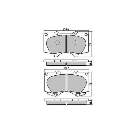 RDA Phantom Ceramic Brake Pad Set Front RDC1482
