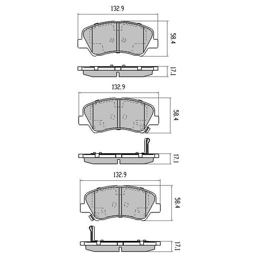 RDA Phantom Ceramic Brake Pad Set Front RDC2173