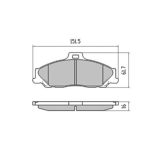 RDA Phantom Ceramic Brake Pad Set Front RDC1366
