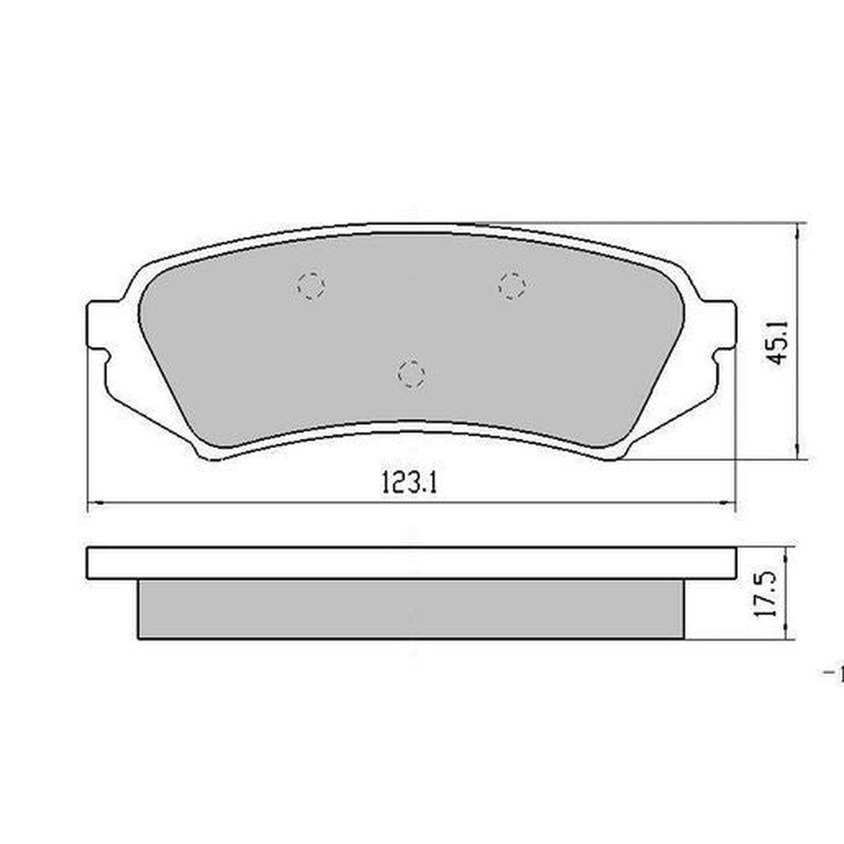 RDA Phantom Ceramic Brake Pad Set Rear RDC1383