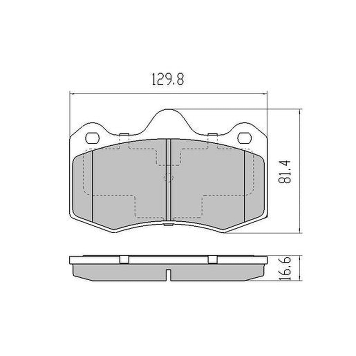 RDA Phantom Ceramic Brake Pad Set RDC2165