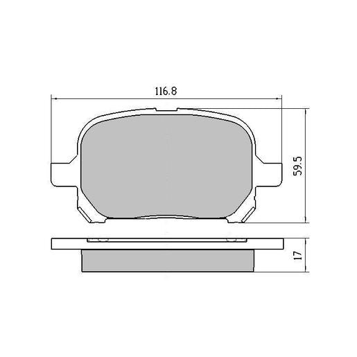 RDA Brakes Extreme Brake Pad Set Front RDX1345SM