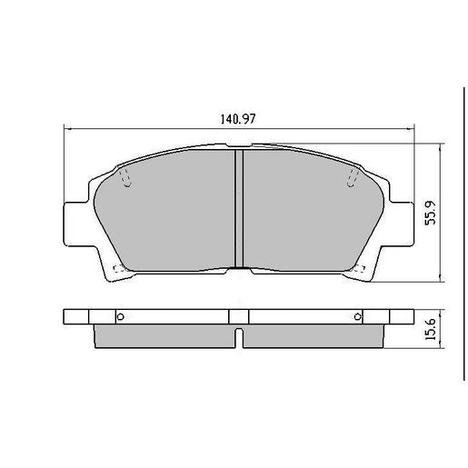 RDA Phantom Ceramic Brake Pad Set Front RDC1352
