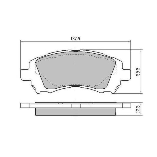 RDA Phantom Ceramic Brake Pad Set Front RDC1342