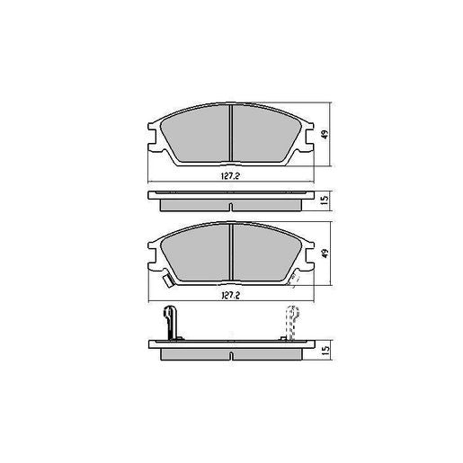 RDA Phantom Ceramic Brake Pad Set Front RDC1252