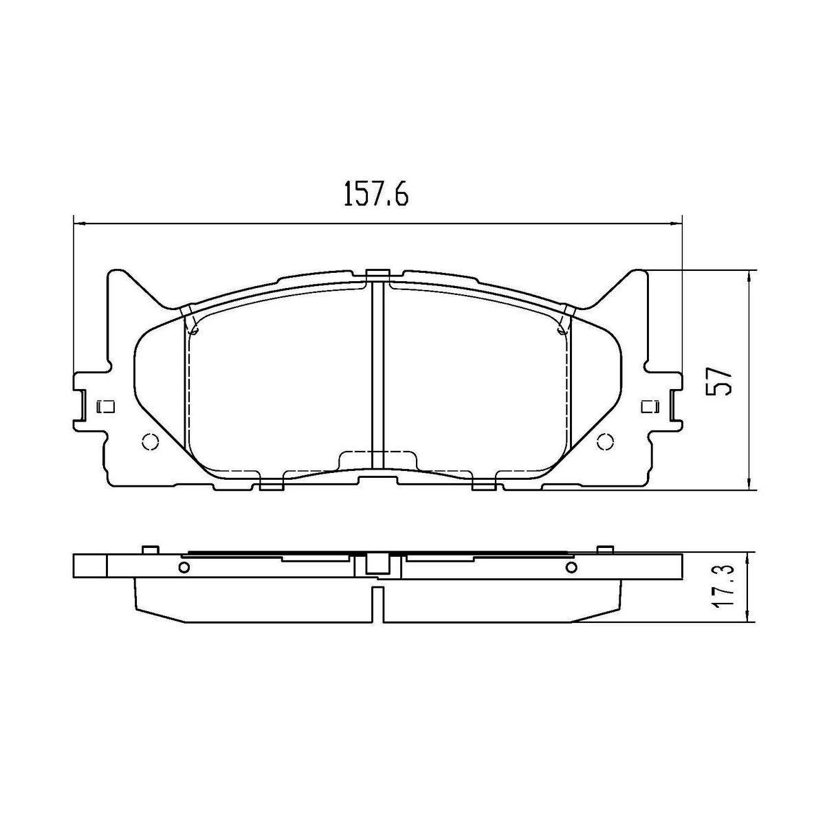 RDA GP Max Brake Pad Set Front RDB2061