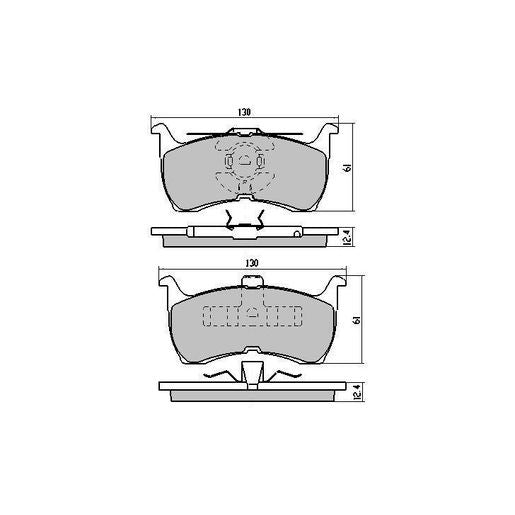 RDA Phantom Ceramic Brake Pad Set Rear RDC1109
