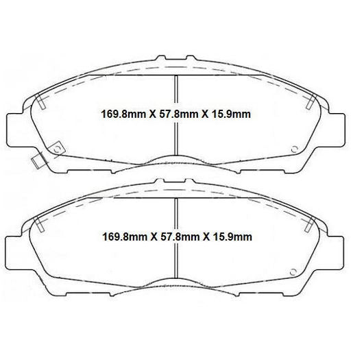 RDA Brakes Extreme Brake Pad Set RDX2451SM