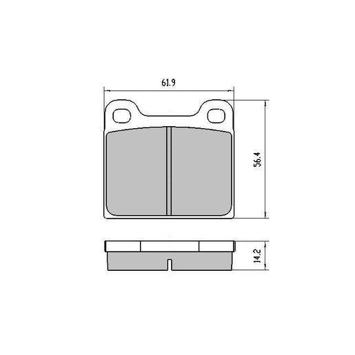 RDA Phantom Ceramic Brake Pad Set RDC2