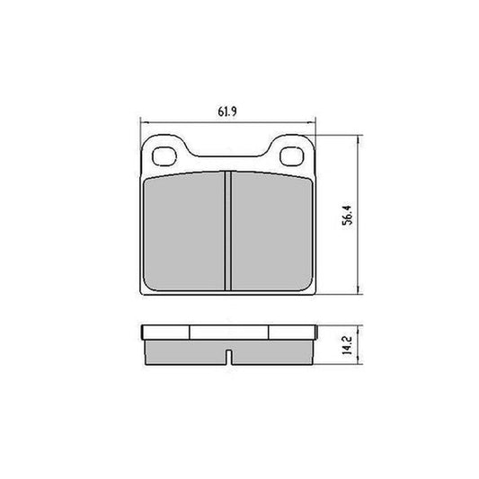 RDA Phantom Ceramic Brake Pad Set RDC2