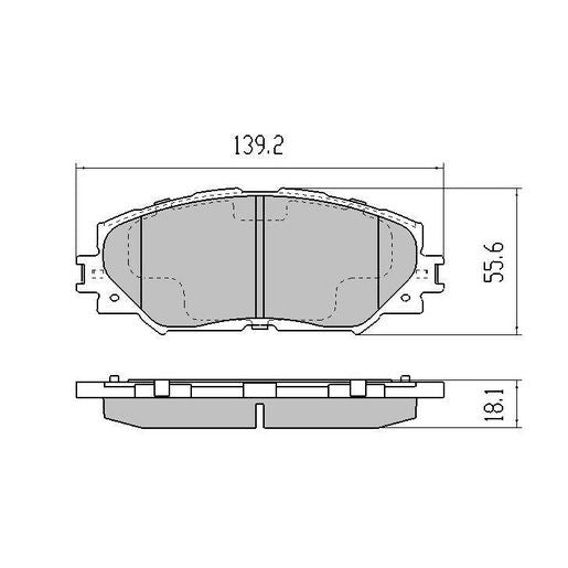 RDA GP Max Brake Pad Set Front RDB1933