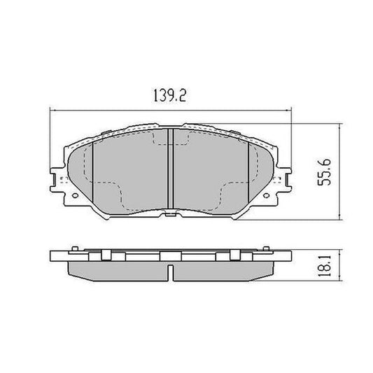 RDA Phantom Ceramic Brake Pad Set Front RDC1933