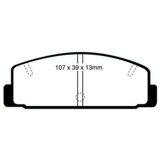 RDA Phantom Ceramic Brake Pad Set Rear RDC417