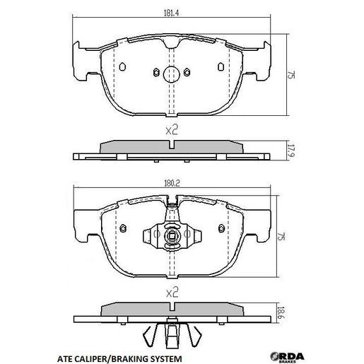 RDA Extreme Brake Pads Front RDX2417SM