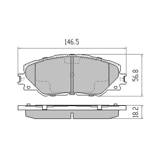 RDA Brakes Extreme Brake Pad Set Front RDX1932SM