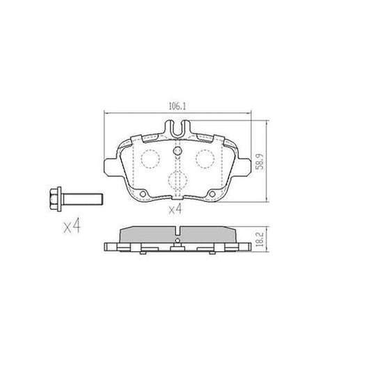 Dorman Throttle Return Spring Assortment 4 Pack 59207