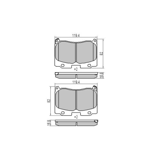 TRW Brake Hose PHD832