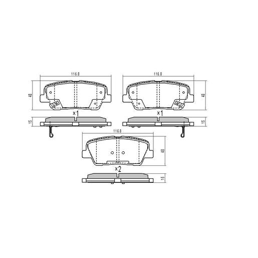 TRW Brake Hose PHD794