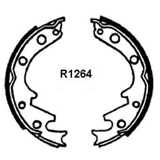 RDA Brake Shoe Set Rear R1264
