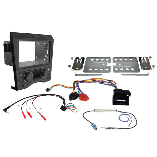 Aerpro Double Din Headunit Installation Kit Black Suits VE Commodore Series 1 Single Zone Climate FP9450BK
