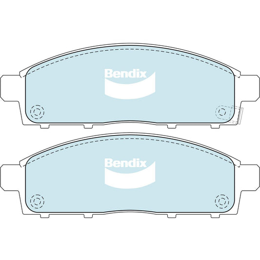 Bendix Ultimate Brake Pad Set Front DB1774 ULT