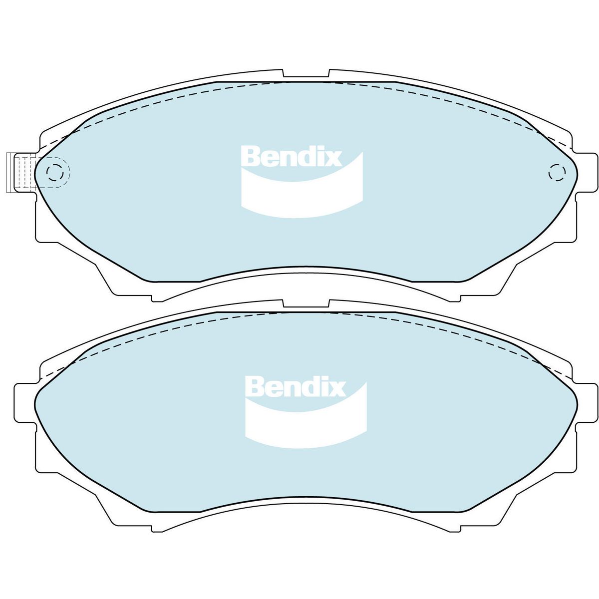 Bendix Ultimate Brake Pad Set Front DB1681 ULT