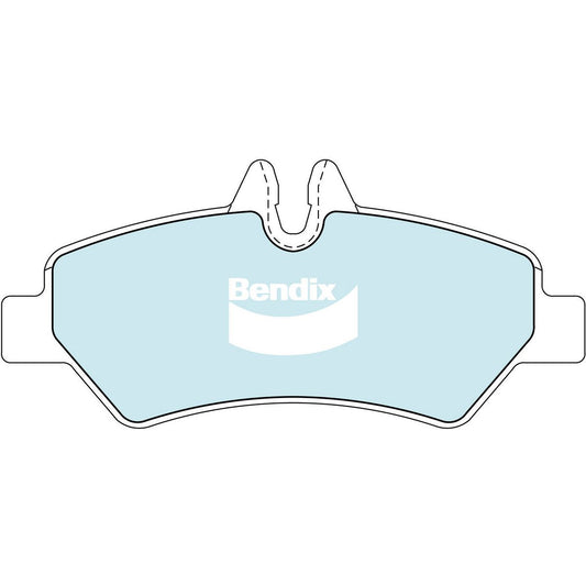 Bendix EURO Brake Pad Set Rear DB1972 EURO+
