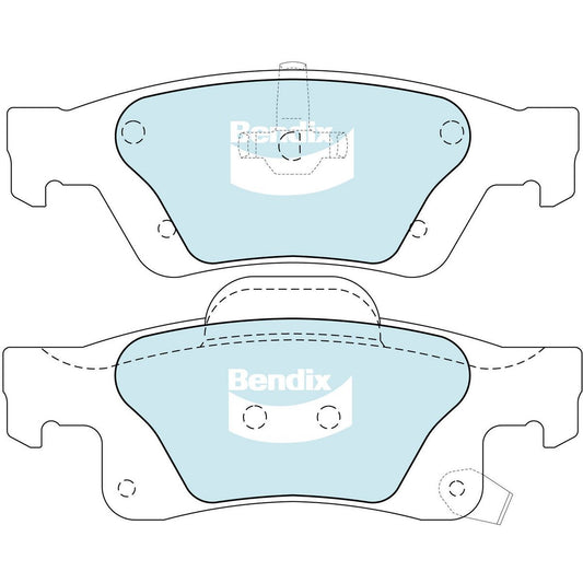 Bendix Heavy Duty Brake Pad Set Rear DB2217 HD