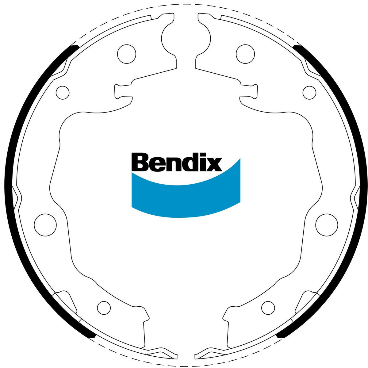 Bendix Brake Shoe Set BS5257