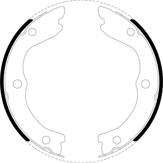 Bendix Brake Shoe Set BS5252
