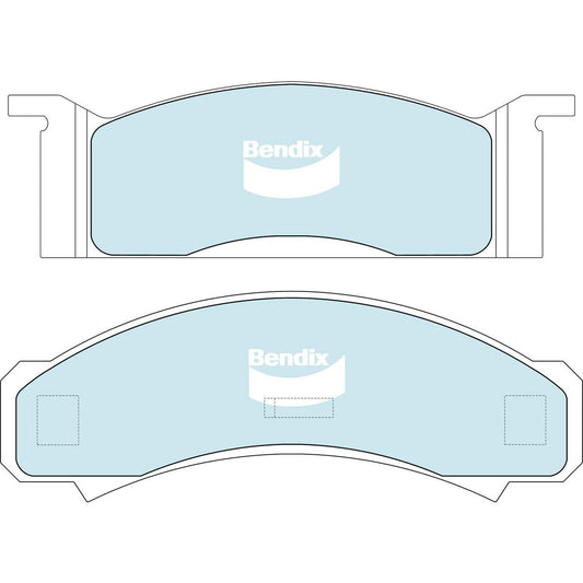 Bendix Heavy Duty Brake Pad Set Front DB1807 HD