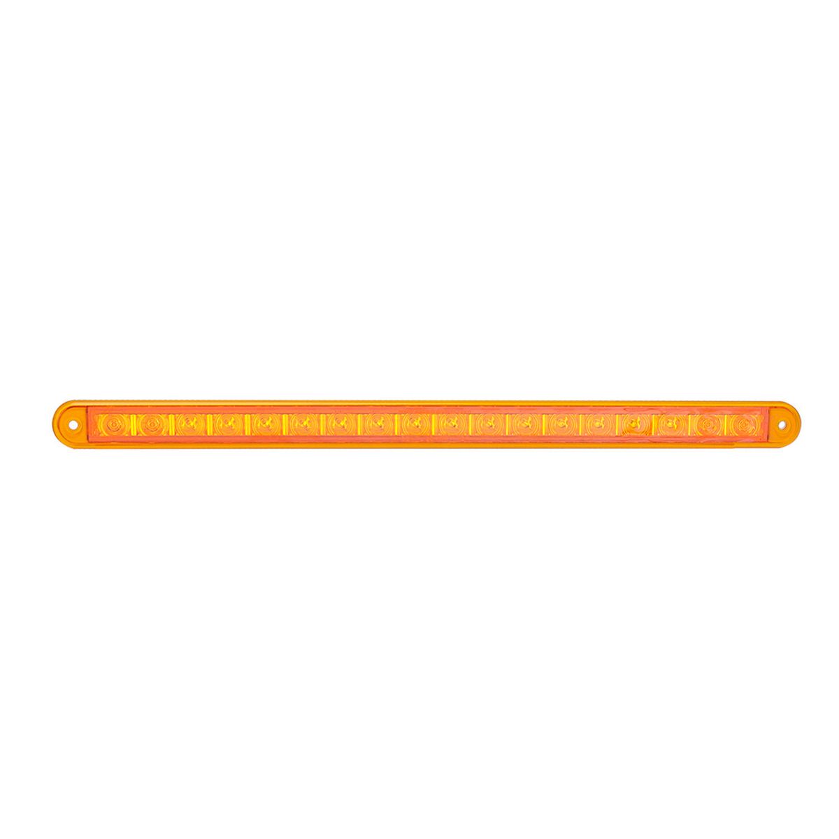 LED Autolamps Indicator Strip Lamp Sequential Amber 380 x 25mm 12V 380ASEQ-2
