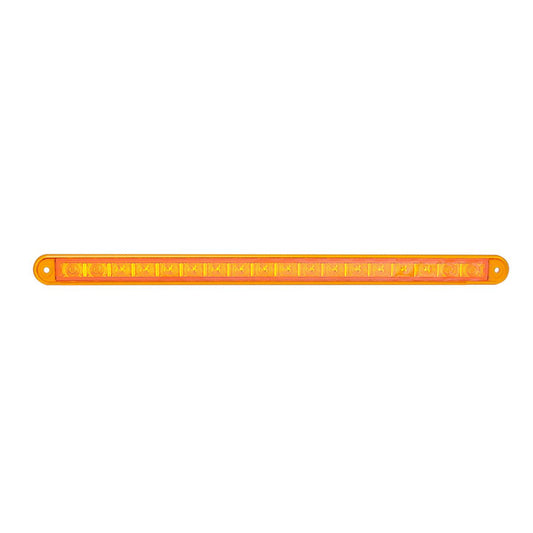 LED Autolamps Indicator Strip Lamp Sequential Amber 380 x 25mm 12V 380ASEQ-2