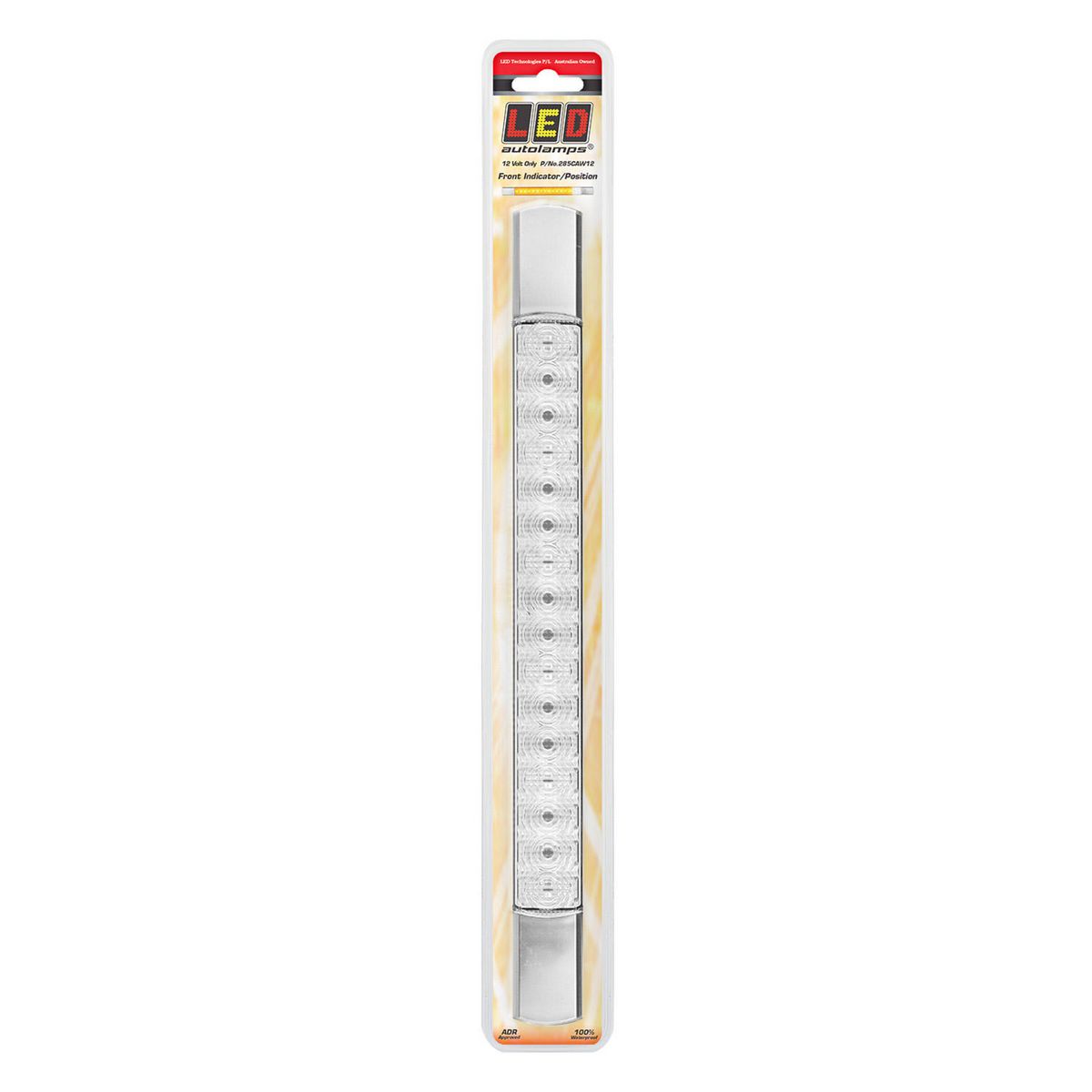 LED Autolamps Slimline/Low Profile Front Indicator/Position Lamp 12V 285CAW12