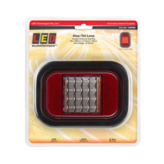 LED Autolamps Grommet Blister Tail Light 134RMG