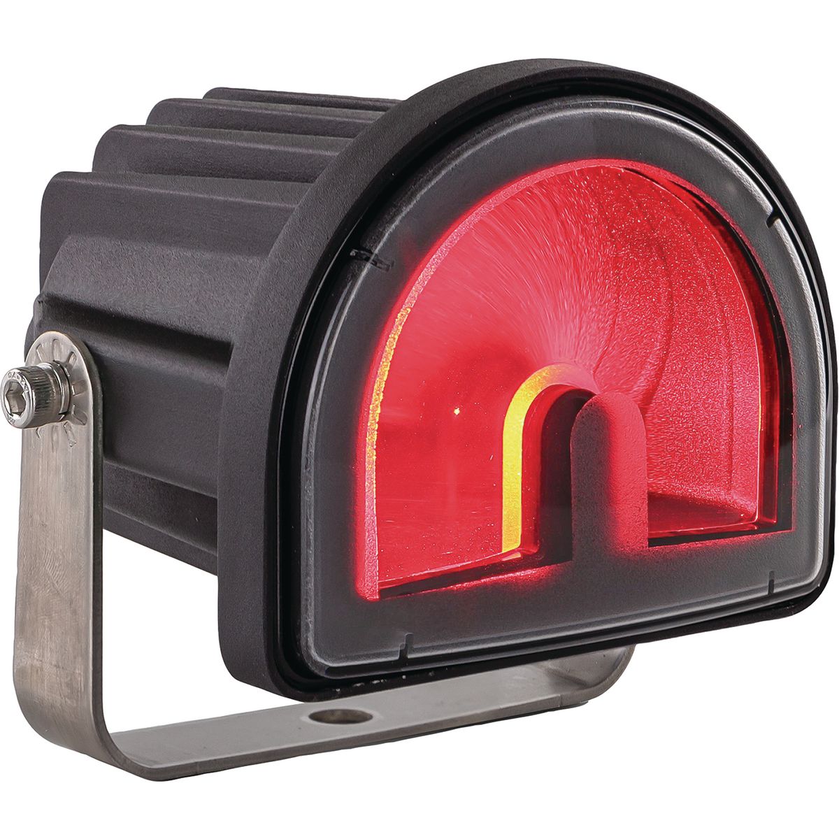 LED Autolamps Red Forklift Lamp Semi-Circle Beam FLT05