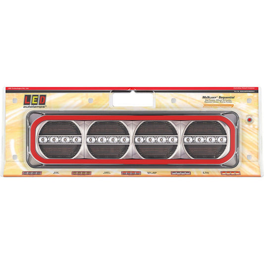 LED Autolamps Stop/Tail/Indicator/Reverse LED Light Diffused Tail Try Me Function 520ARWM-2