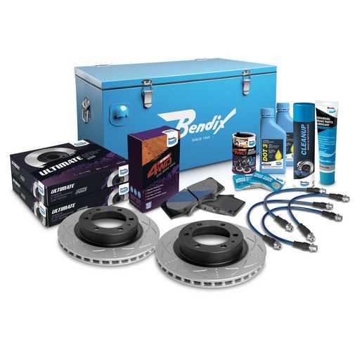 Bendix Ultimate 4x4 Brake Upgrade Kit Front (Suits 4"" Lift) U4WD-BUK1+4