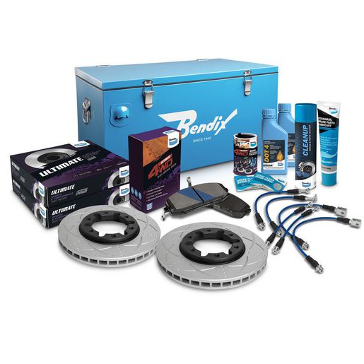 Bendix Ultimate 4x4 Brake Upgrade Kit Front (Suits 2"" Lift) U4WD-BUK18+2
