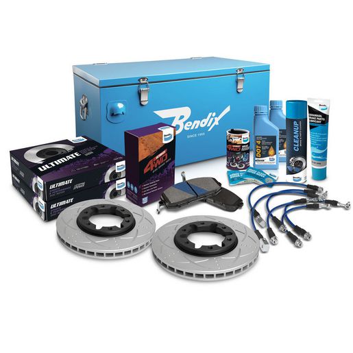 Bendix Ultimate 4x4 Brake Upgrade Kit Front (Suits 4"" Lift) U4WD-BUK18+4