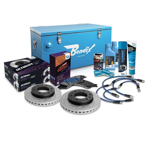 Bendix Ultimate 4x4 Brake Upgrade Kit Front (Suits 4"" Lift) U4WD-BUK9+4