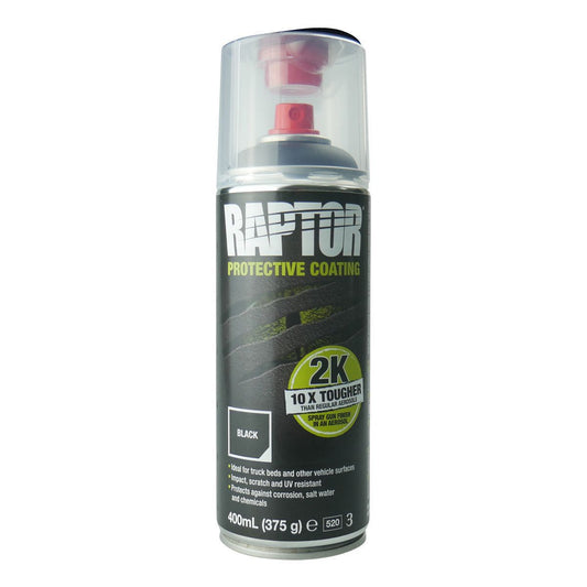 Raptor Bedliner Aerosol Spray 2K Black 400ml