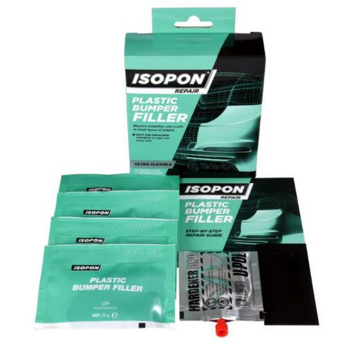 ISOPON Plastic Bumper Filler Mini Scratch Repair Kit 105g PBF/PBX