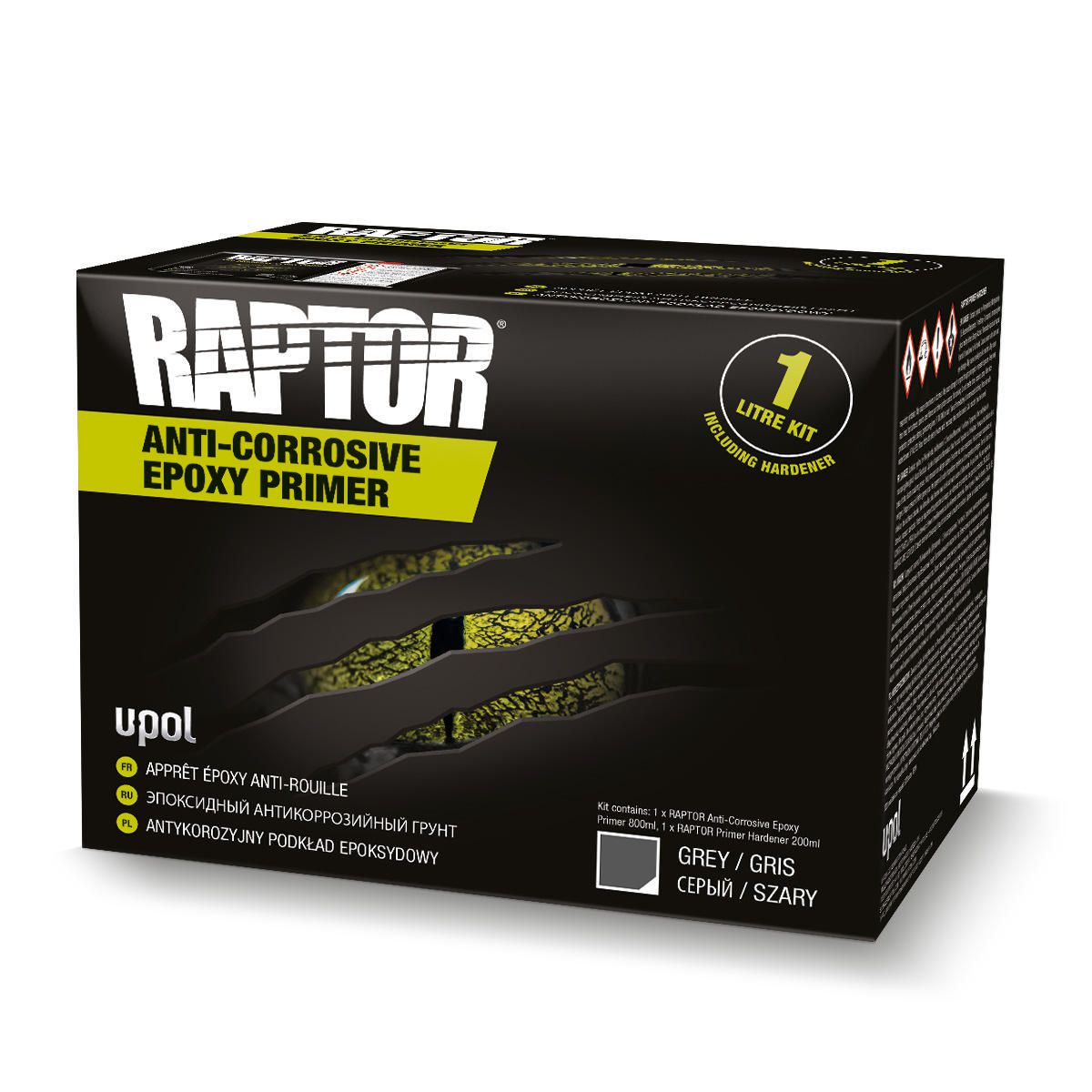 Raptor Anti-Corrosive Epoxy Primer 4:1 Kit