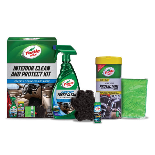 Turtle Wax Power Out Interior Clean & Protection 5pc Kit
