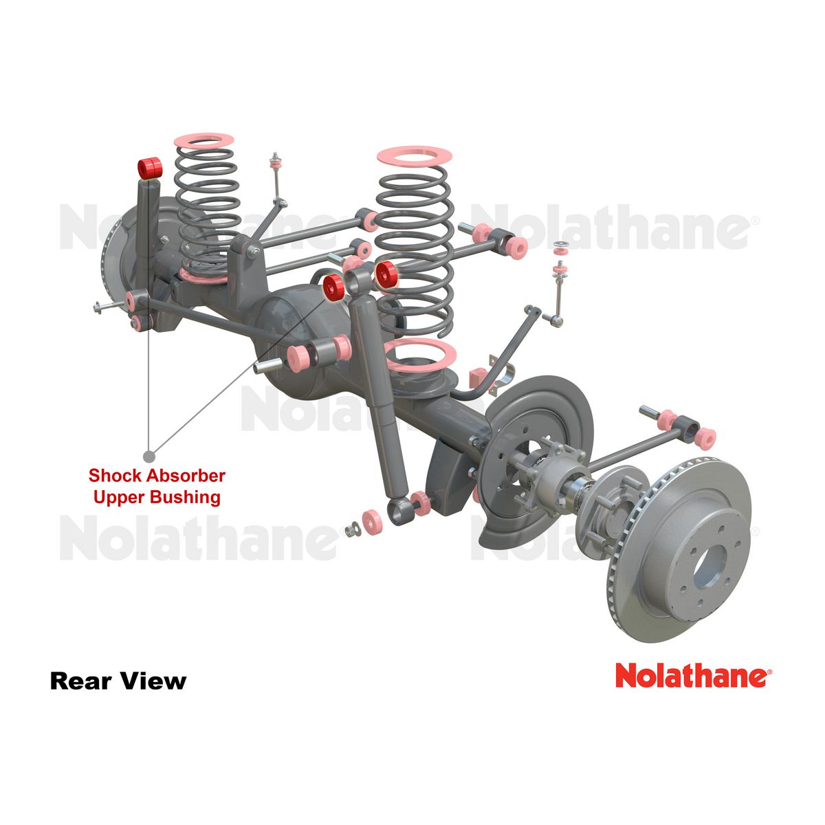 Nolathane Shock Absorber Bushing Kit 43152