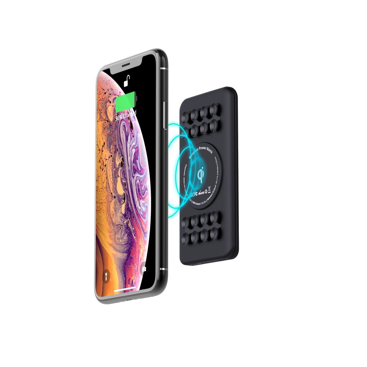 Aerpro QI Wireless Charger 5W & Power Bank 5000mAh AP5000WC
